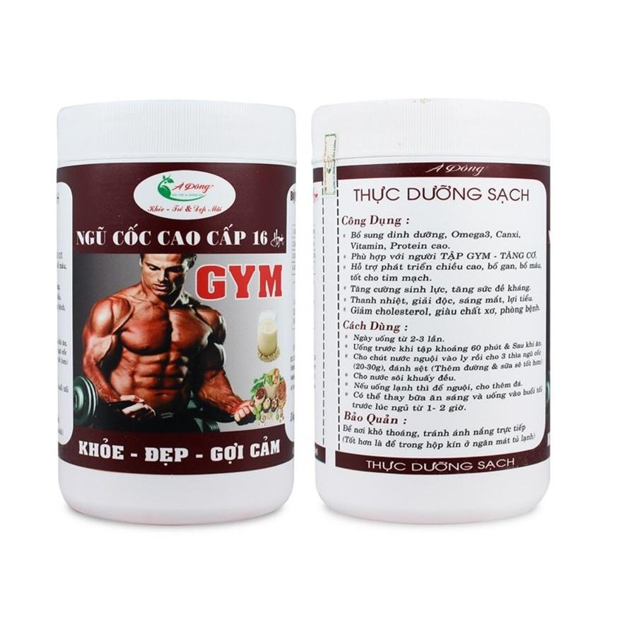 BỘT NGŨ CỐC CAO CẤP 16 LOẠI HẠT - HỖ TRỢ TẬP GYM Á ĐÔNG (MẪU MỚI) - BỔ SUNG DINH DƯỠNG CẦN THIẾT CHO CƠ THỂ