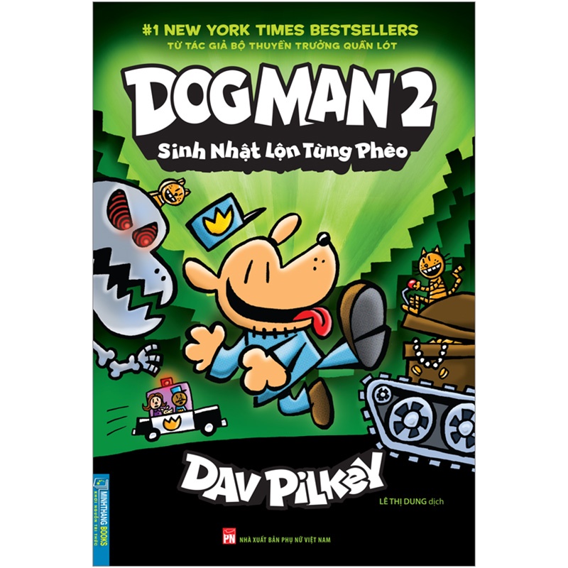 Sách - Dog Man 2 - Sinh nhật lộn tùng phèo