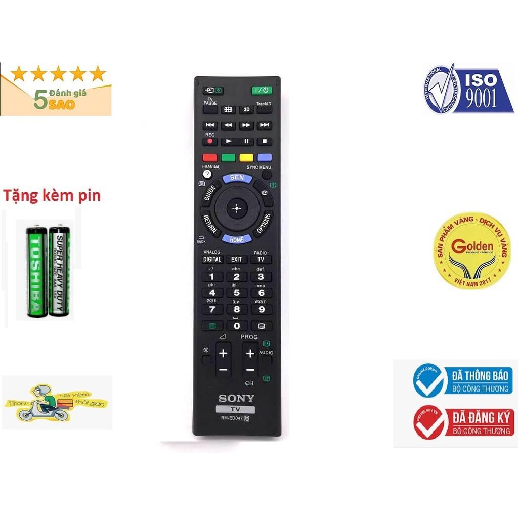 Điều khiển cho Smart TV SONY RM-ED047/Remote từ xa vô tuyến Sony ED054