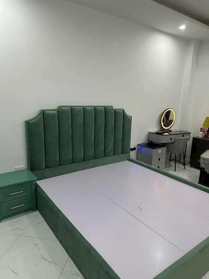 Giường bọc nệm cao cấp Tundo nhiều màu lựa chọn - 1m6 và 1m8