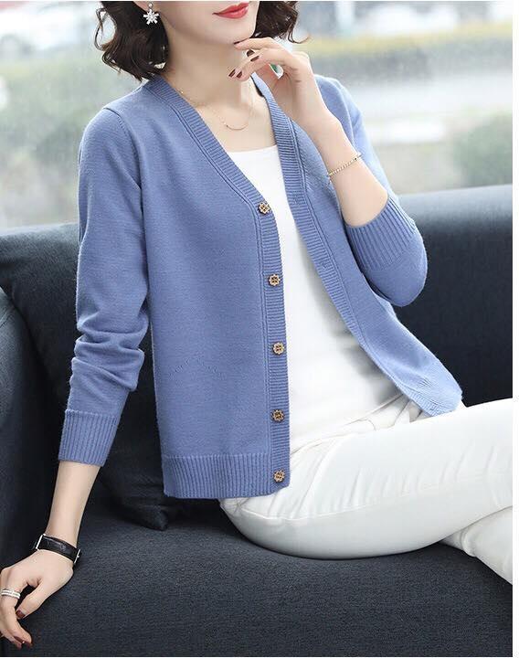 Hình ảnh ÁO KHOÁC LEN CARDIGAN NỮ - HATI