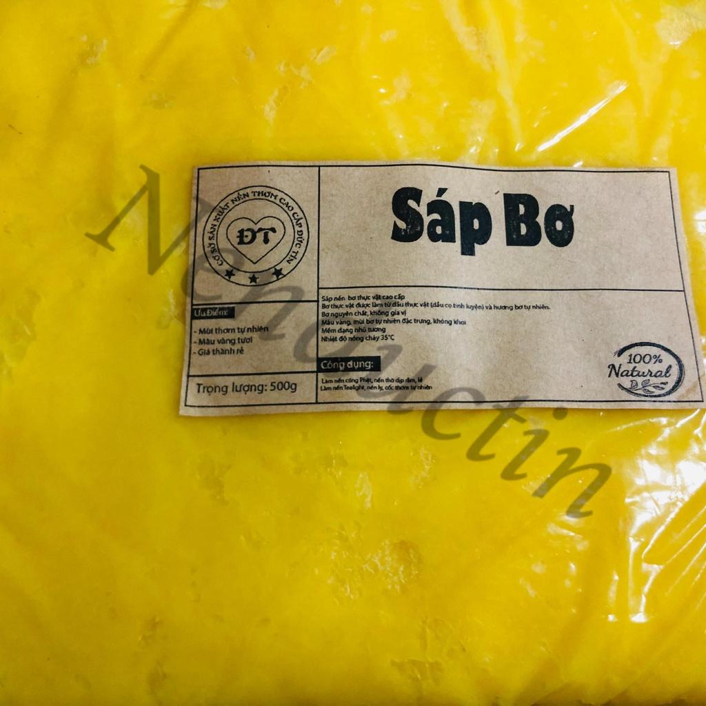 500g Sáp bơ thực vật cao cấp làm nến thơm an toàn cho người sử dụng