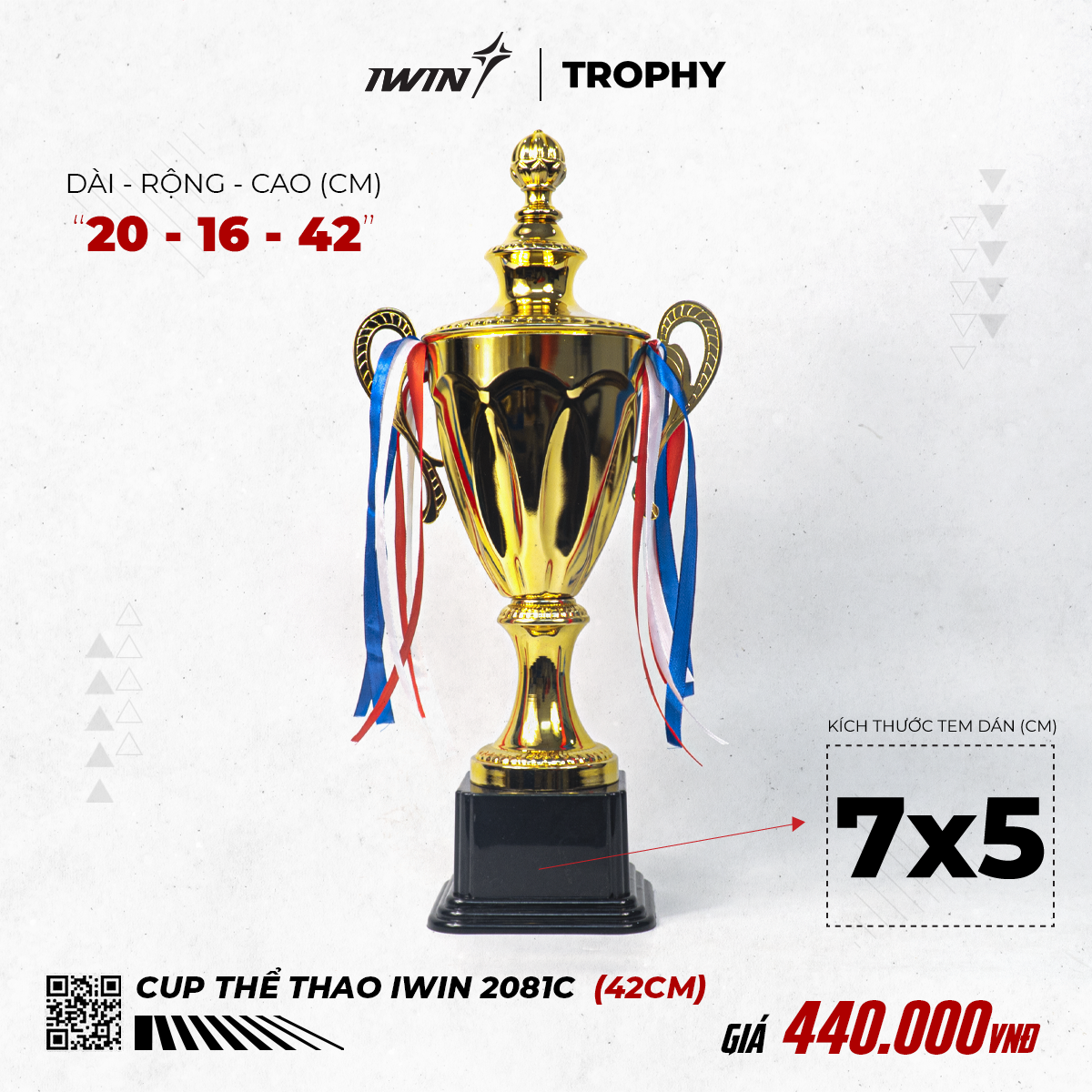 Cup thể thao iWin 2081