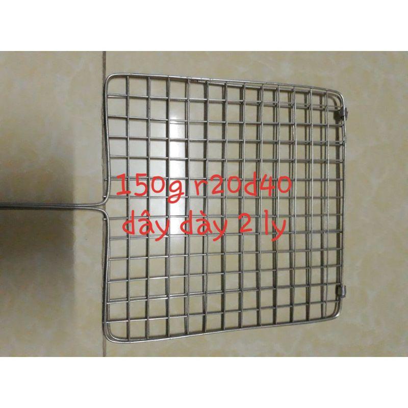 Vỉ nướng inox cao cấp loại to 25x25cm