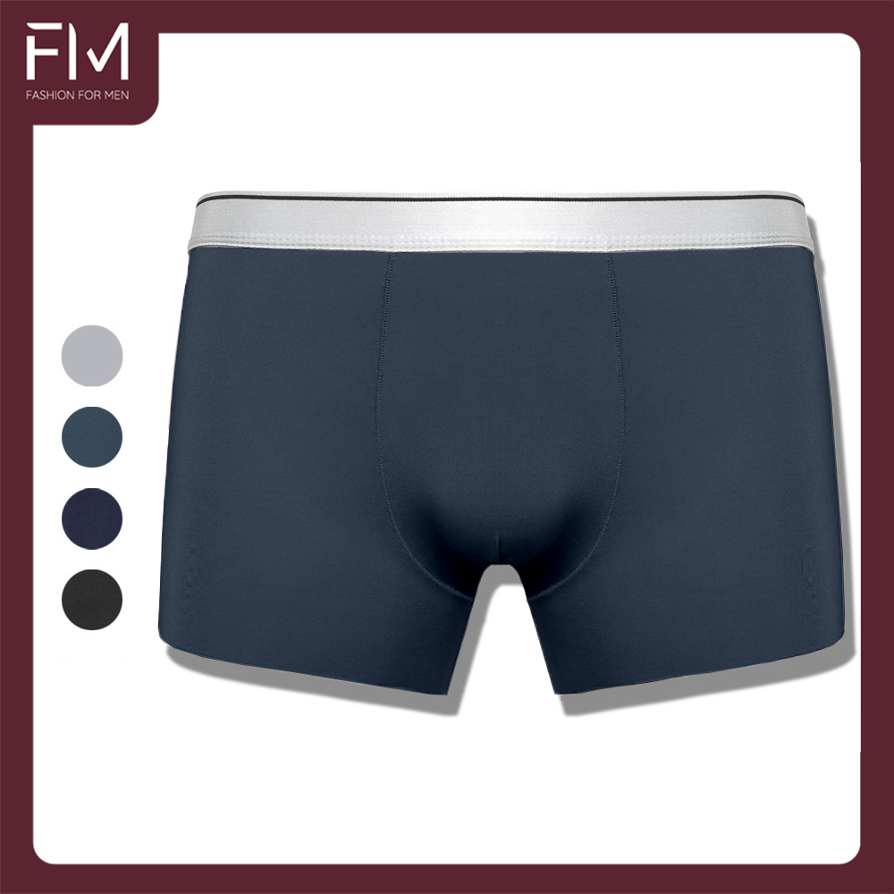 Hộp 4 quần boxer nam thun lạnh, quần lót nam co dãn 4 chiều- Formen Shop- FMQS017