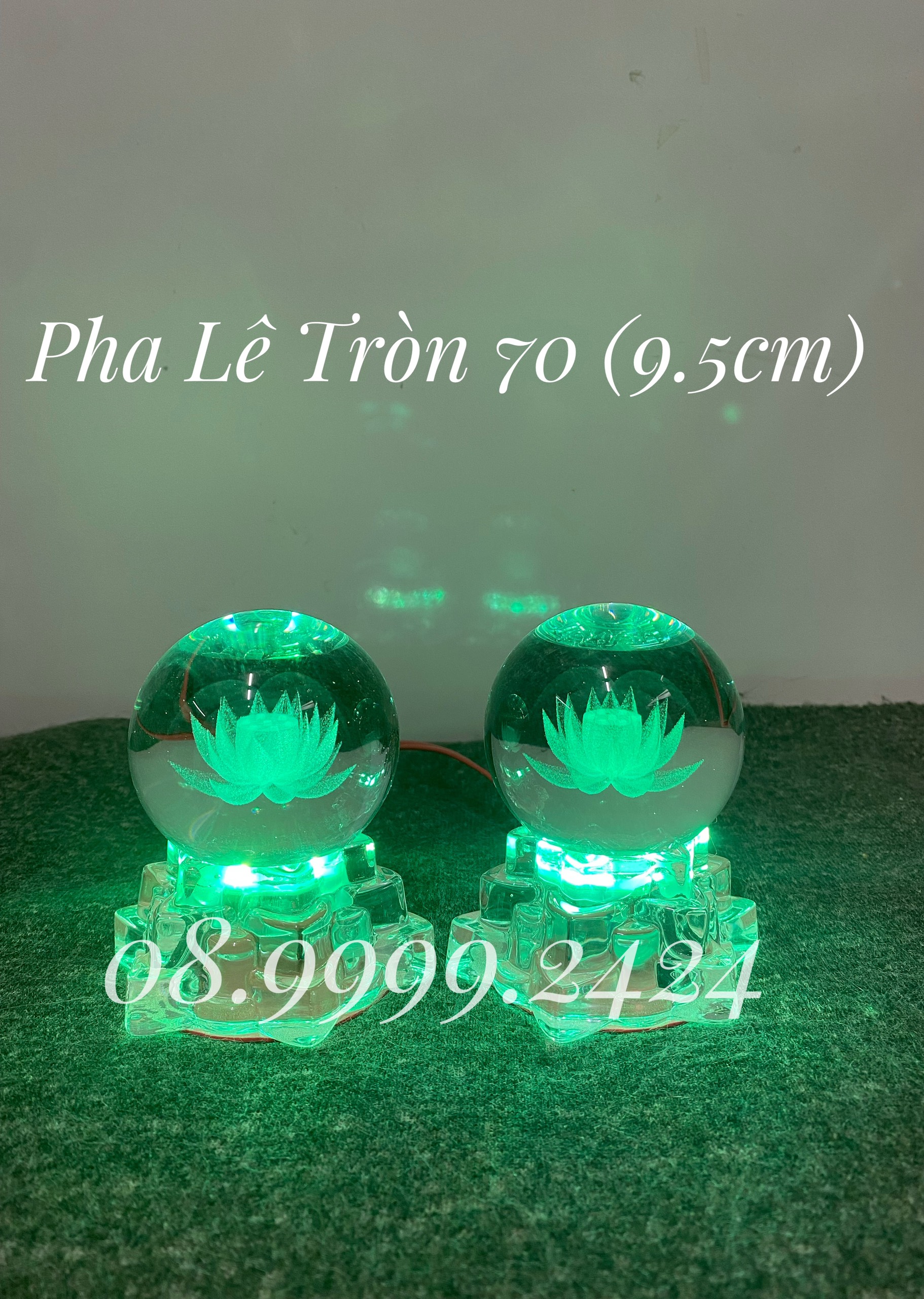 ĐÈN THỜ PHA LÊ CAO CẤP TRÒN 70 1 CẶP