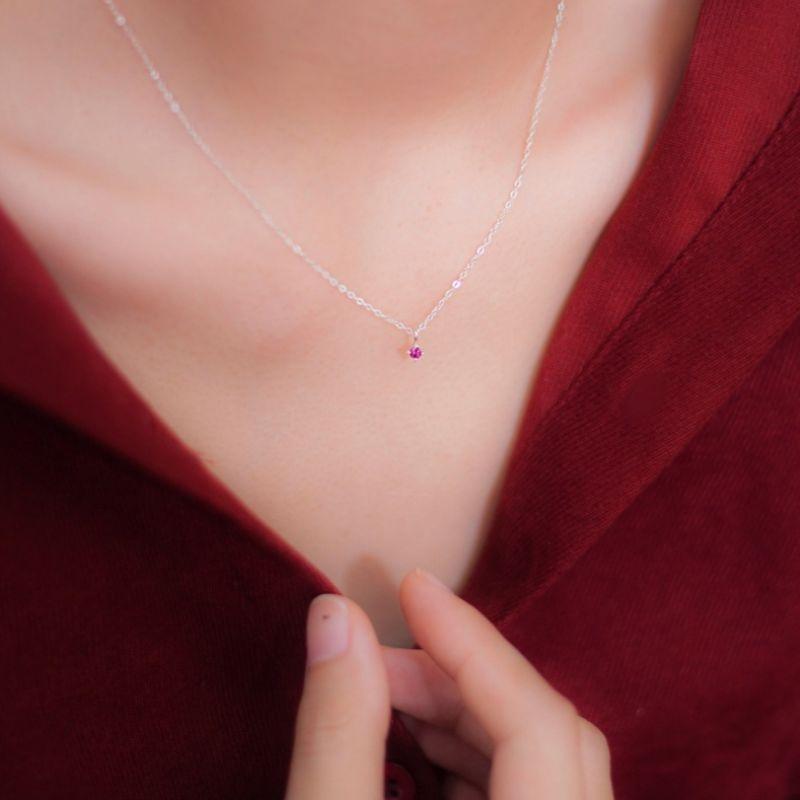 Dây chuyền liền mặt đính đá cao cấp YN JEWELRY