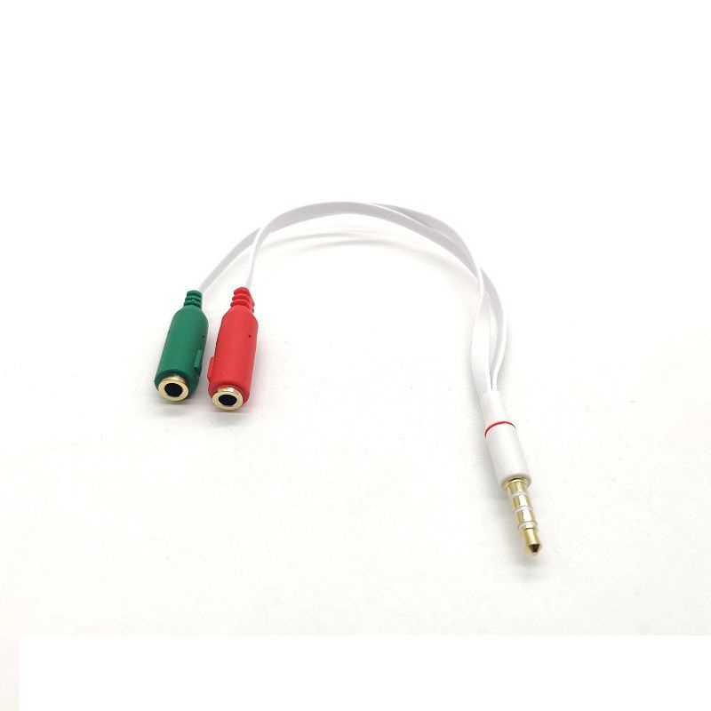 Jack chia hoặc gộp 1 cổng âm thanh 3.5mm thành 2 cổng 3.5mm cho MIC và PHONE Hàng Nhập Khẩu - Cáp chia Audio 3.5mm ra mic và loa (Màu Giao Ngẫu Nhiên)