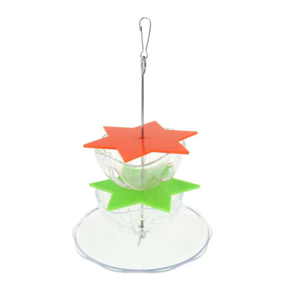Pet Parrot Foraging Toy Feeder Bird Cage Acrylic Box Toy single layer 01