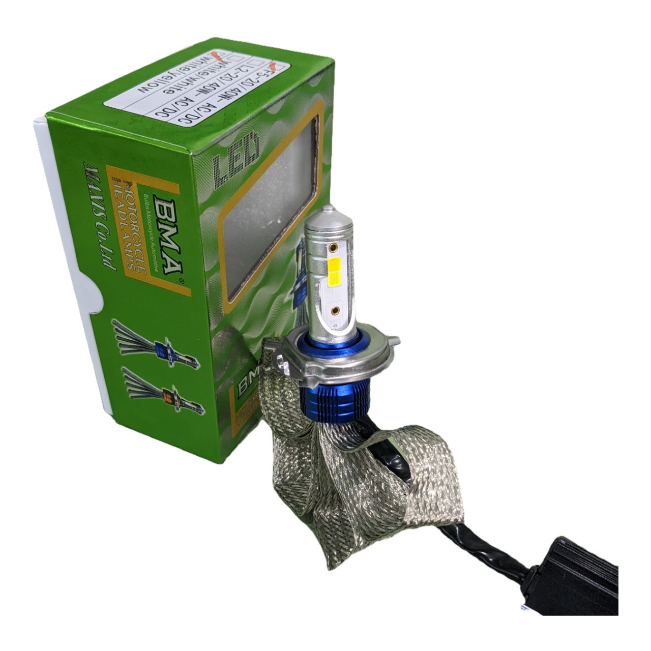 Đèn Pha Ô Tô Xe Máy BMA F5: Siêu Sáng Cos Vàng &amp; Pha Trắng Loại Tốt - Chất Lượng Đến Từ QN LEDLIGHT