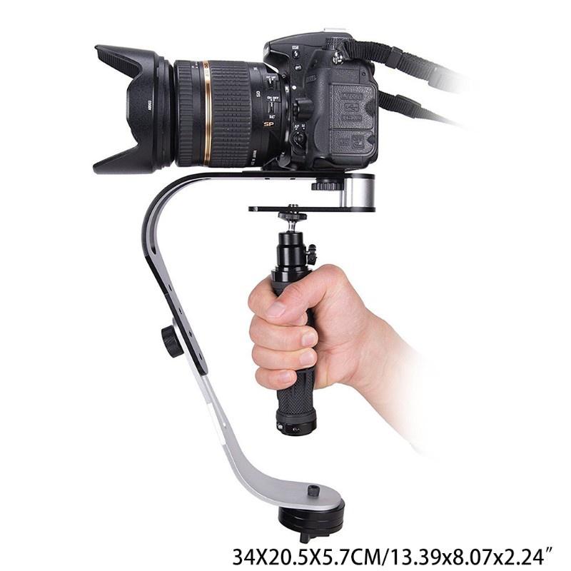 Tay Cầm Ổn Định Máy Ảnh Dslr 5dii Bằng Nhôm Cho Điện Thoại