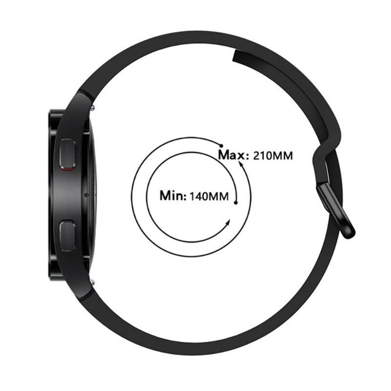 Dây silicon ngàm cong dành cho đồng hồ Samsung Galaxy Watch 4 40mm &amp; Watch 4 44 mm