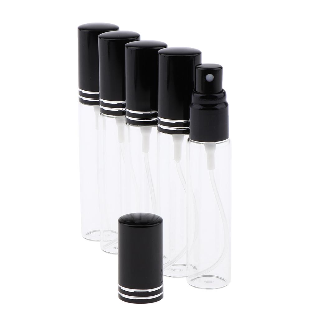 15 Pieces 10ml Empty Refillable Glass Perfume Spray Bottles Travel Vials