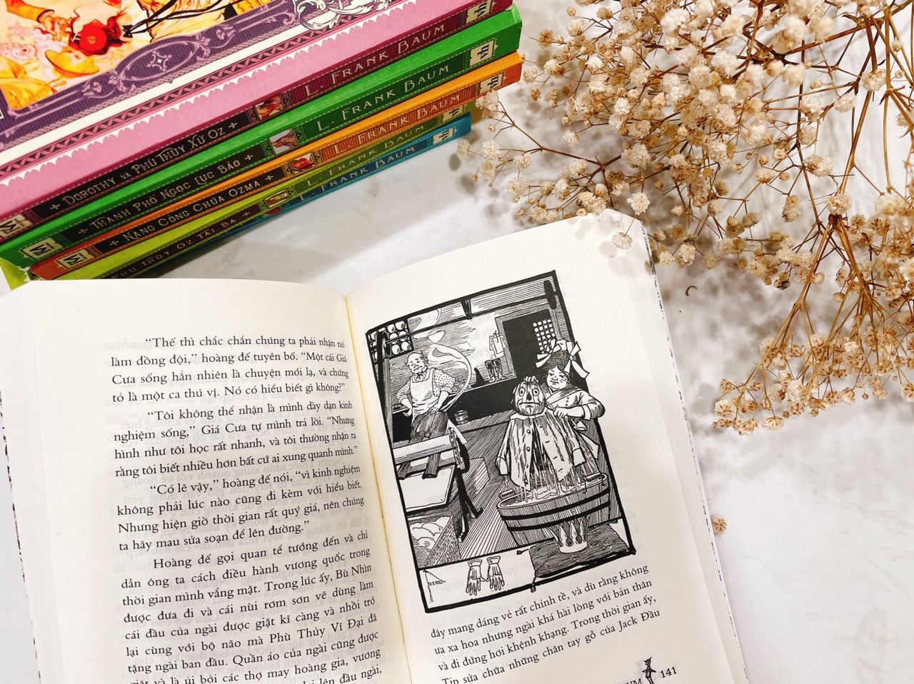 DOROTHY VÀ XỨ OZ DIỆU KỲ - L. Frank Baum - Nguyễn Thị Hạnh dịch - Phuc Minh Books - NXB Văn học
