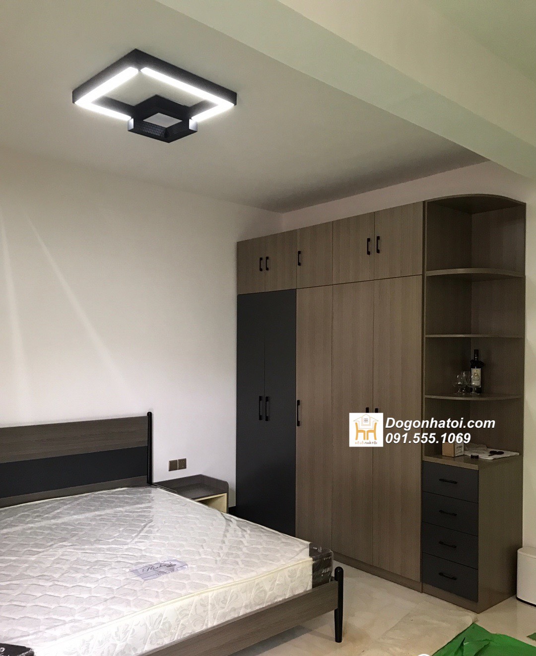 Tủ quần áo gỗ công nghiệp 5 cánh C2m4 x D2m4 - TA250