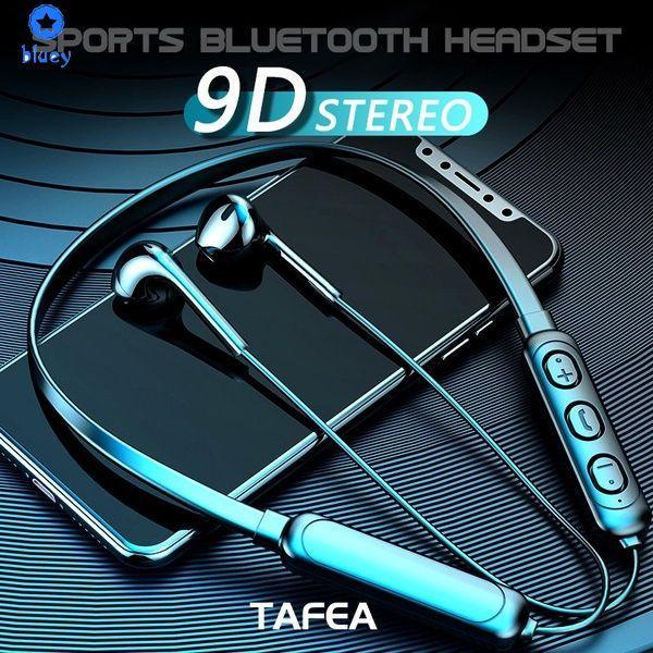 9D Stereo Không Dây Bluetooth 5.1 Treo Cổ Gắn Tai Nghe-Tai Xe Di Động Tai Nghe Nhét Tai Có Bass mic Tai Nghe