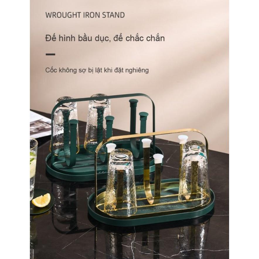 Giá Đựng Ly Golden Green
