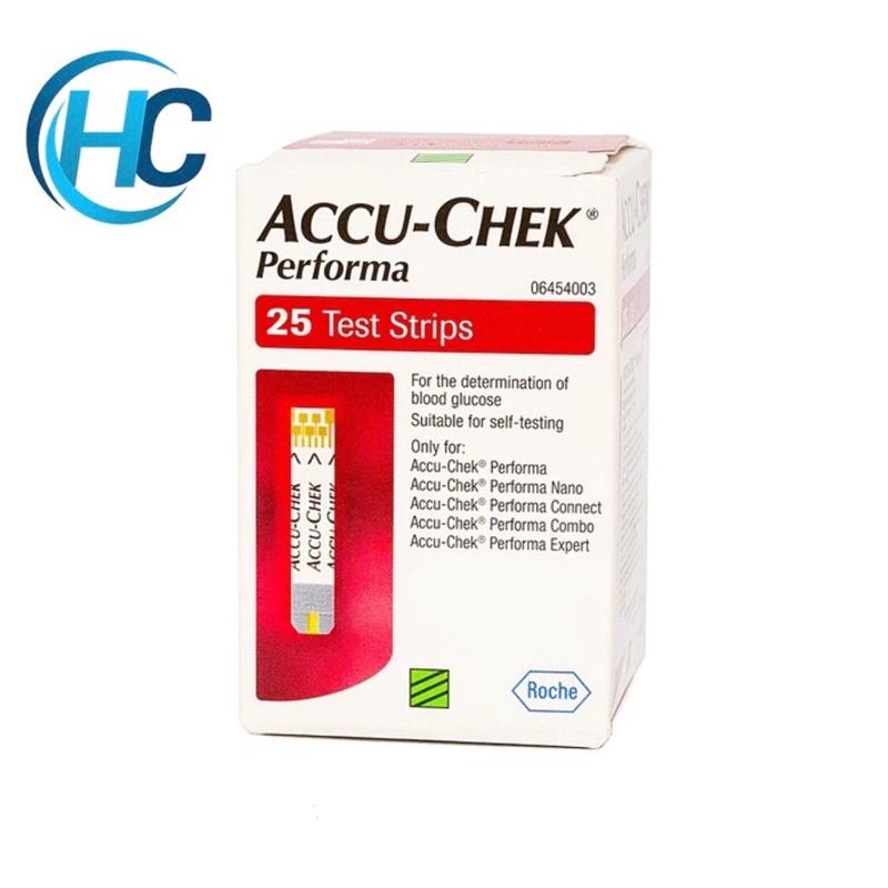 Que Thử Đường Huyết Accu-Chek Performa (Hộp 25 - 50 que