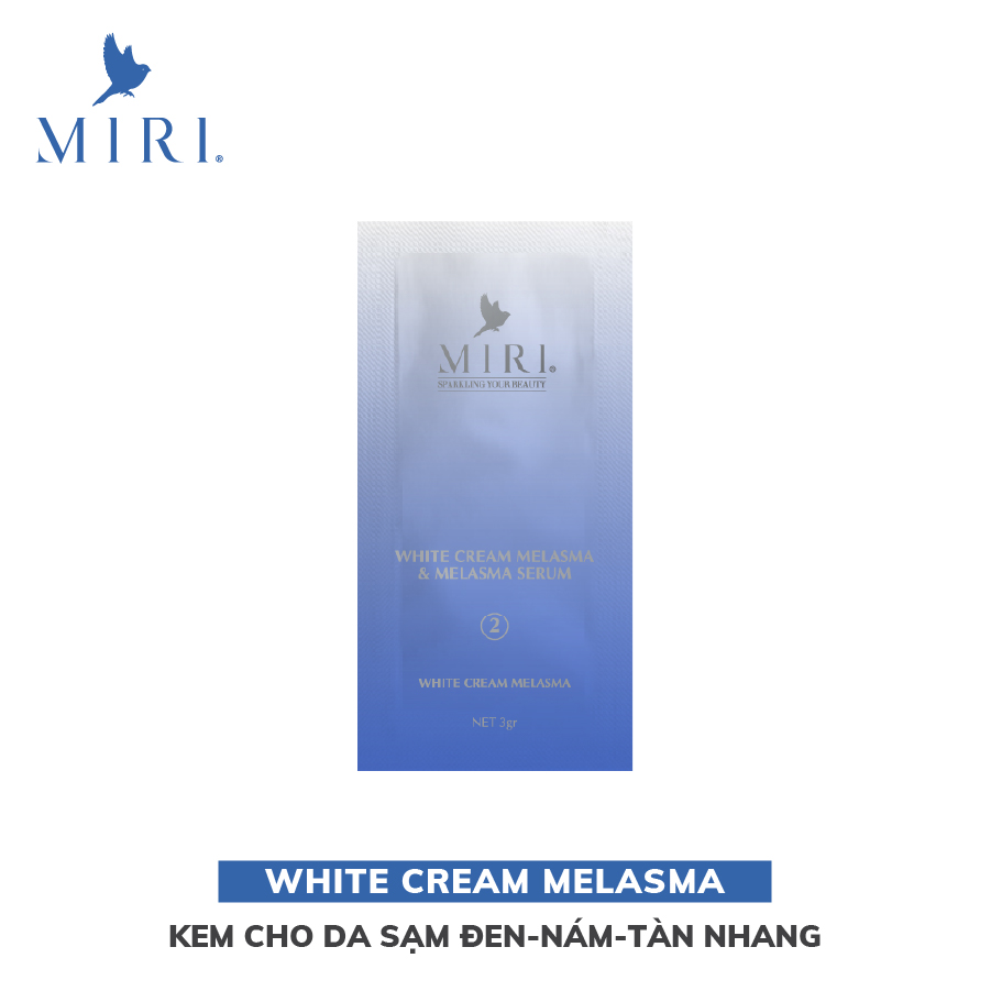 WHITE CREAM MELASMA &amp; MELASMA SERUM Kem Dành Cho Da Sạm Đen – Nám – Tàn Nhang