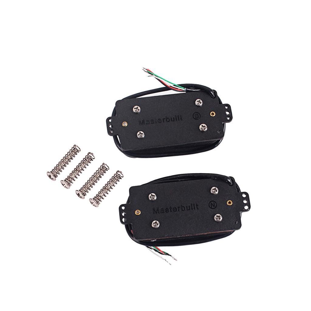 2Pcs Alnico 5 Guitar Double Humbucker Neck Bridge Pickups Guitar Parts Set
