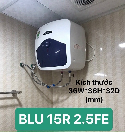 BLU 15 R 2.5 FE - Máy Nước Nóng Ariston BLU 15R 2.5 FE Gián Tiếp 15 Lít - Hàng Chính Hãng