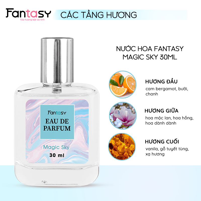 Nước Hoa Fantasy 30ml dành cho Học sinh, Sinh viên