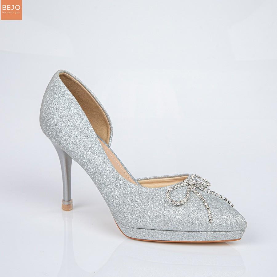 GIÀY CƯỚI - GIÀY CÔ DÂU BEJO H95 NƠ ĐÁ - WEDDING SHOES