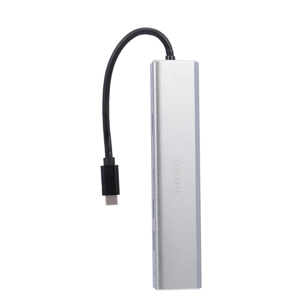 Bộ chuyển đổi Type-C sang 4K * 2K Cổng HD 2 Cổng USB 3.0 Hub dành cho tất cả các máy tính được kích hoạt Type-C đa chức năng GODO 4 trong 1