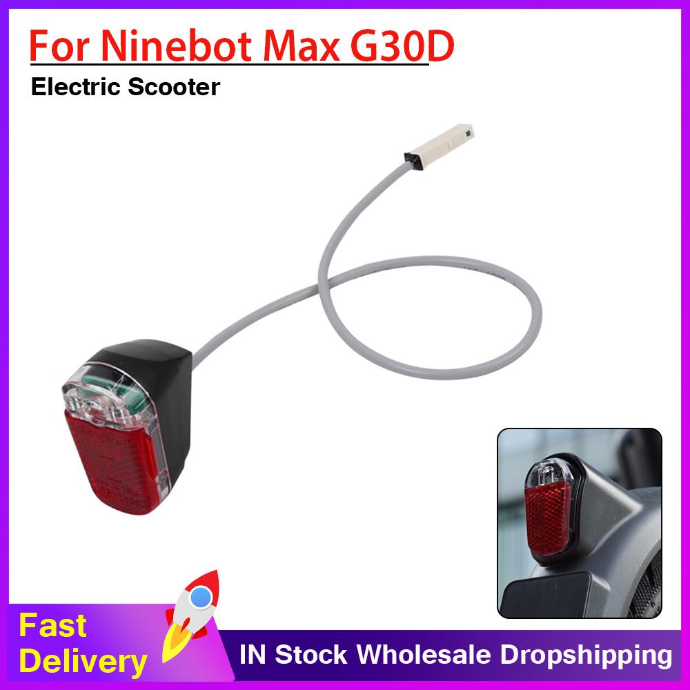 Xe Điện Đèn Hậu Sau Đèn Phanh Cho Ninebot Max G30D Đèn Hậu ABS Fender Chắn Bùn Cảnh Báo Phía Sau Đèn LED Đuôi Các Bộ Phận Màu Sắc: Đỏ