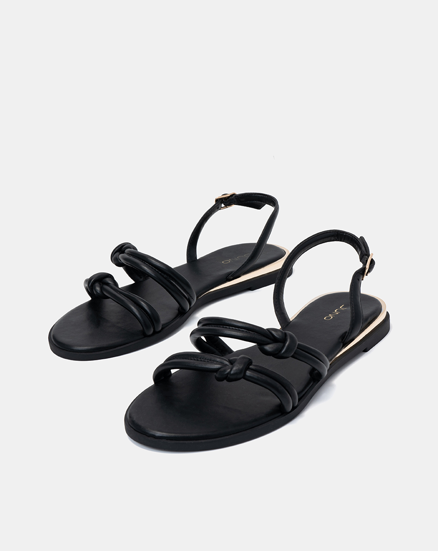 Giày Sandal Bệt Nữ 3cm Thời Trang JUNO Thắt Nút Trang Trí SD03061