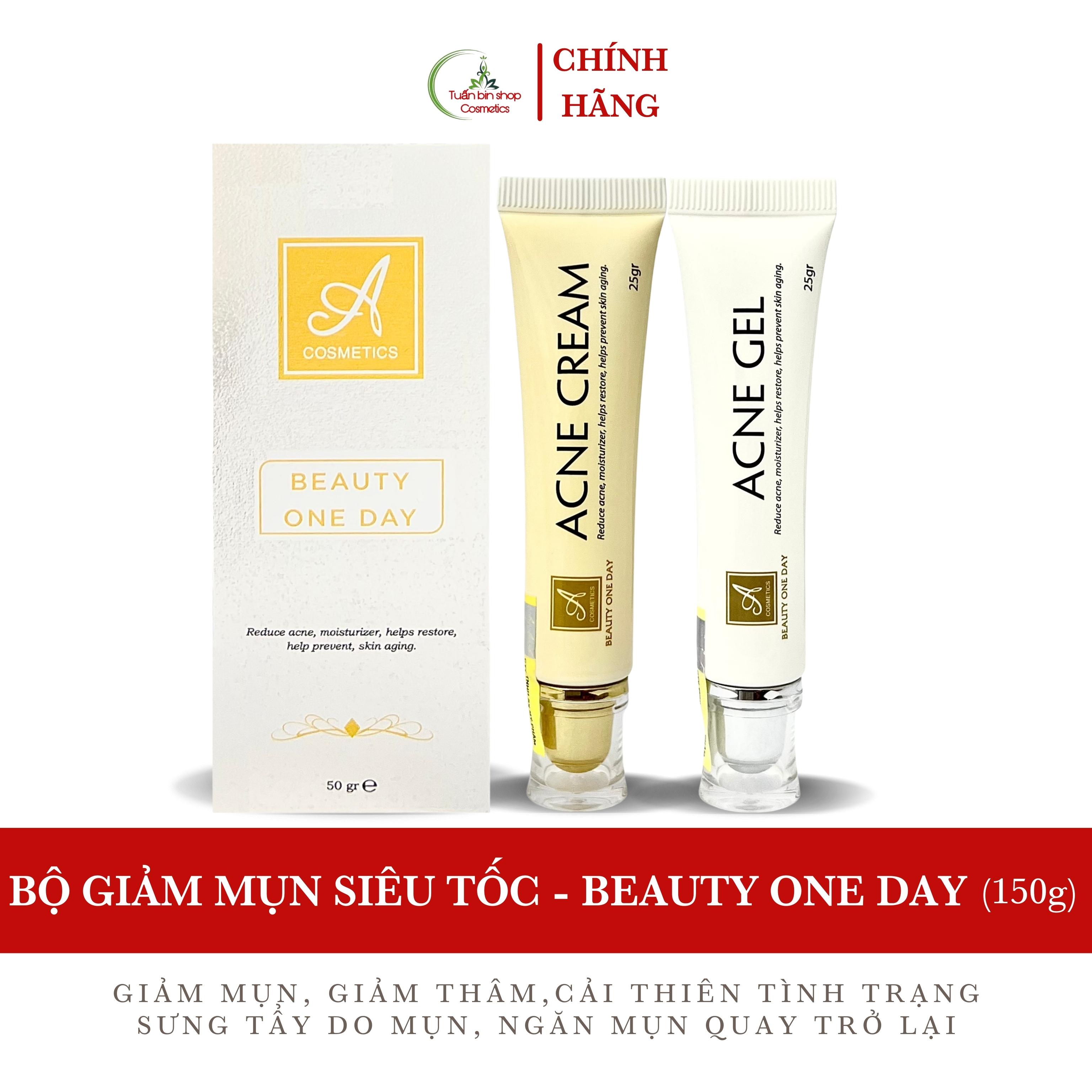 Kem giảm mụn siêu tốc độ Beauty one day Acosmetics, mờ thâm mụn, trắng da mặt 50g