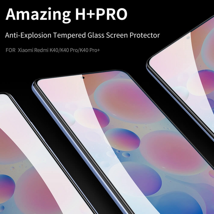 Cường lực cho Redmi K40 Pro – Redmi K40 – Poco F3 Nillkin H+ Pro - Hàng nhập khẩu