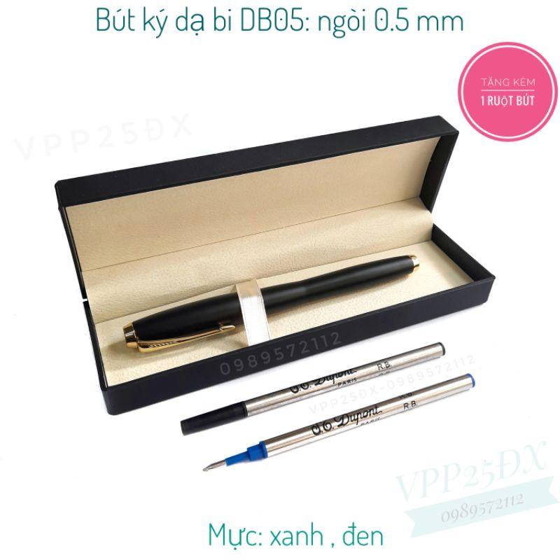 Bút ký dạ bi ngòi 0.5mm nắp vồng DB05. Bút quà tặng.