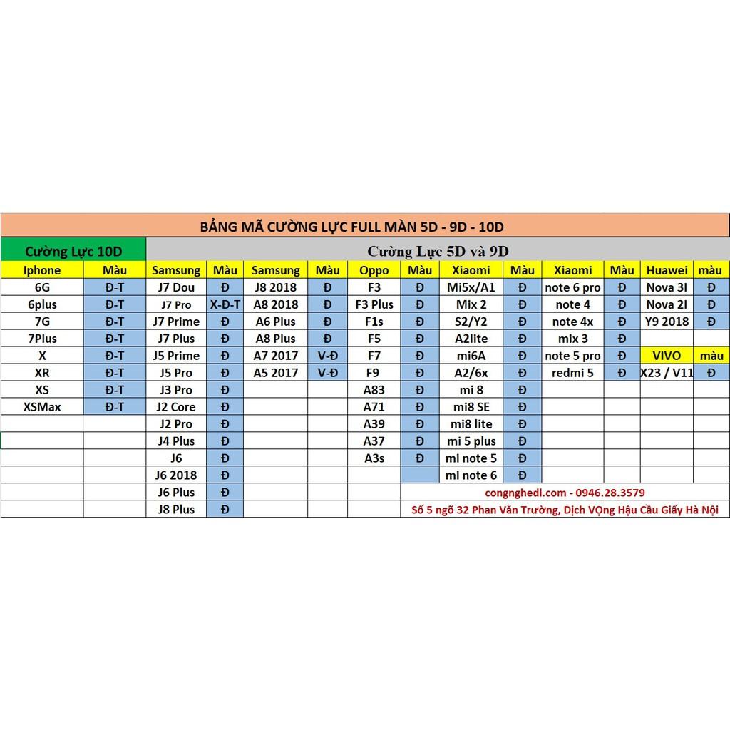 Kính Cường Lực Samsung A70 Full Màn Hình