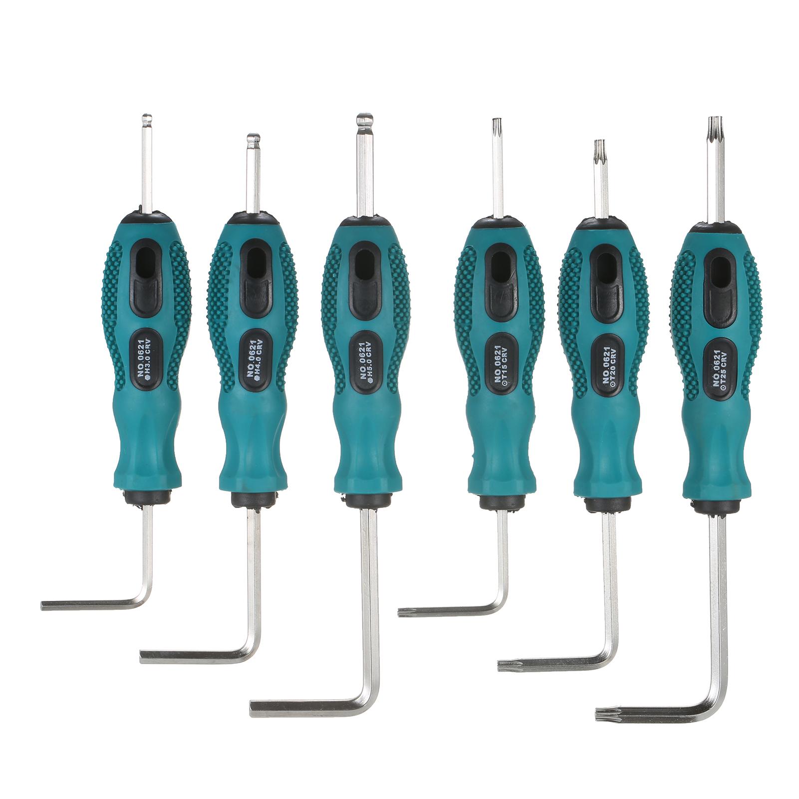 Allen Wrench Set Torx Wrench and Long Arm Ball End Hex Wrench Set Chrome Vanadium Steel Industrial Grade Metric L-Key