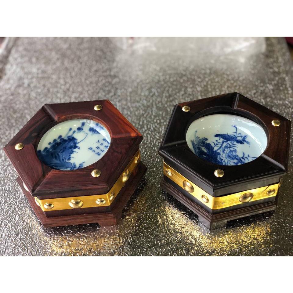 Gạt tàn gỗ trắc