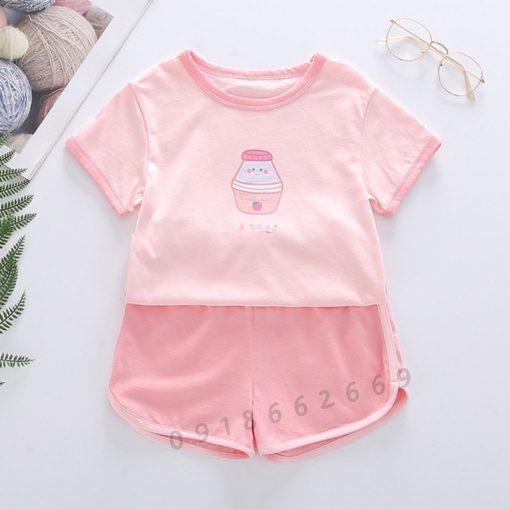 Bộ cọc tay Momky chất thun lạnh in hình cho bé trai/gái size 3-18kg