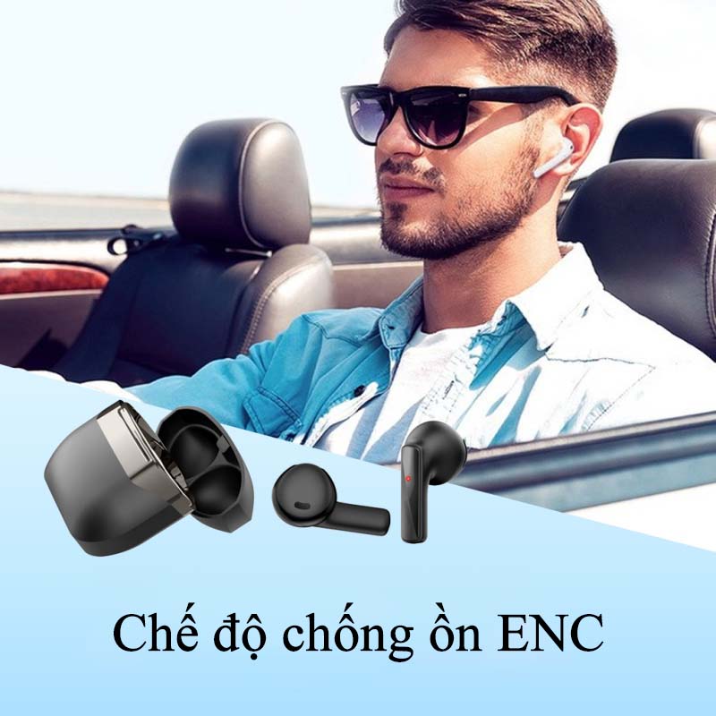 Tai Nghe Bluetooth Gaming Có Mic Chống Ồn Thế Hệ Mới Air1 Tai Nghe Nhét Tai Không Dây Chơi Game Kiểu Dáng Thể Thao Bluetooth 5.1 Cảm Ứng Vân Tay Pin Siêu Trâu - ML002