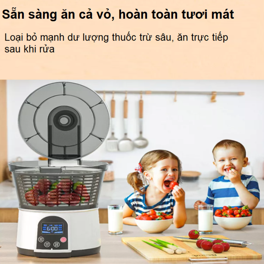 Máy rửa và khử khuẩn thực phẩm bằng Ozone cao cấp Septree AXM-810 6 Lít Công suất 100W
