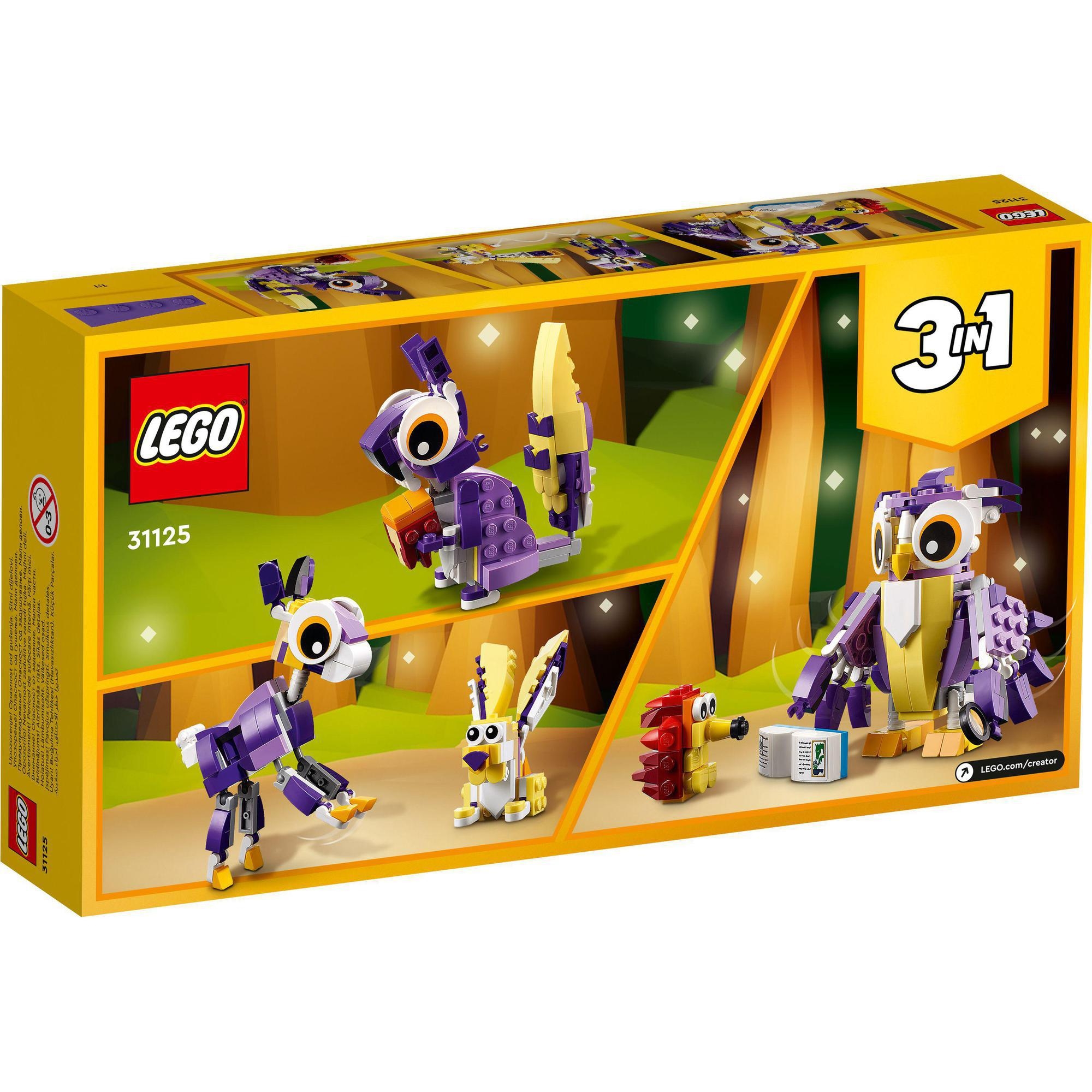 LEGO Creator 31125 Sinh vật rừng xanh (175 chi tiết)