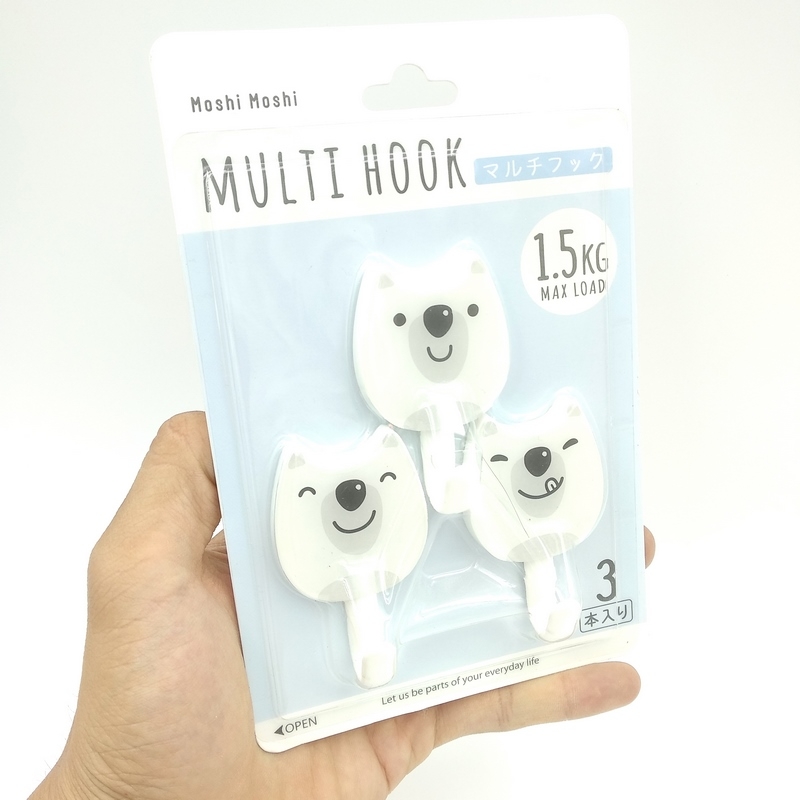 Vỉ Dán Hình Thú Moshi 018 - Mẫu 1