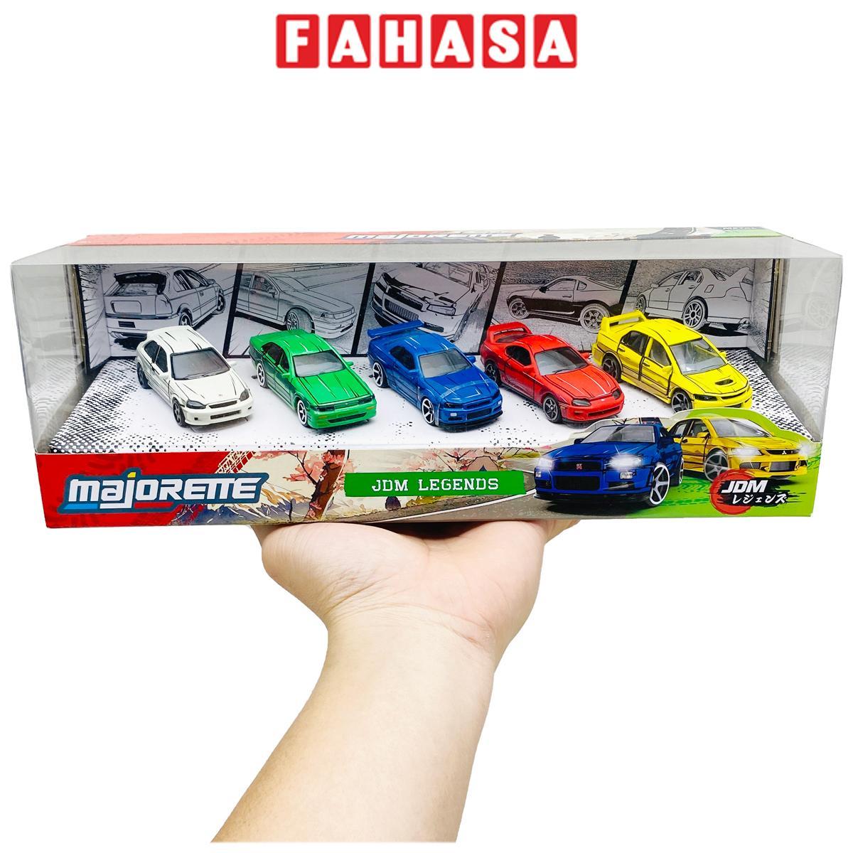 Bộ 5 Đồ Chơi Mô Hình Xe 5 Pieces Giftpack - Majorette 8502005000 - JDM Legends
