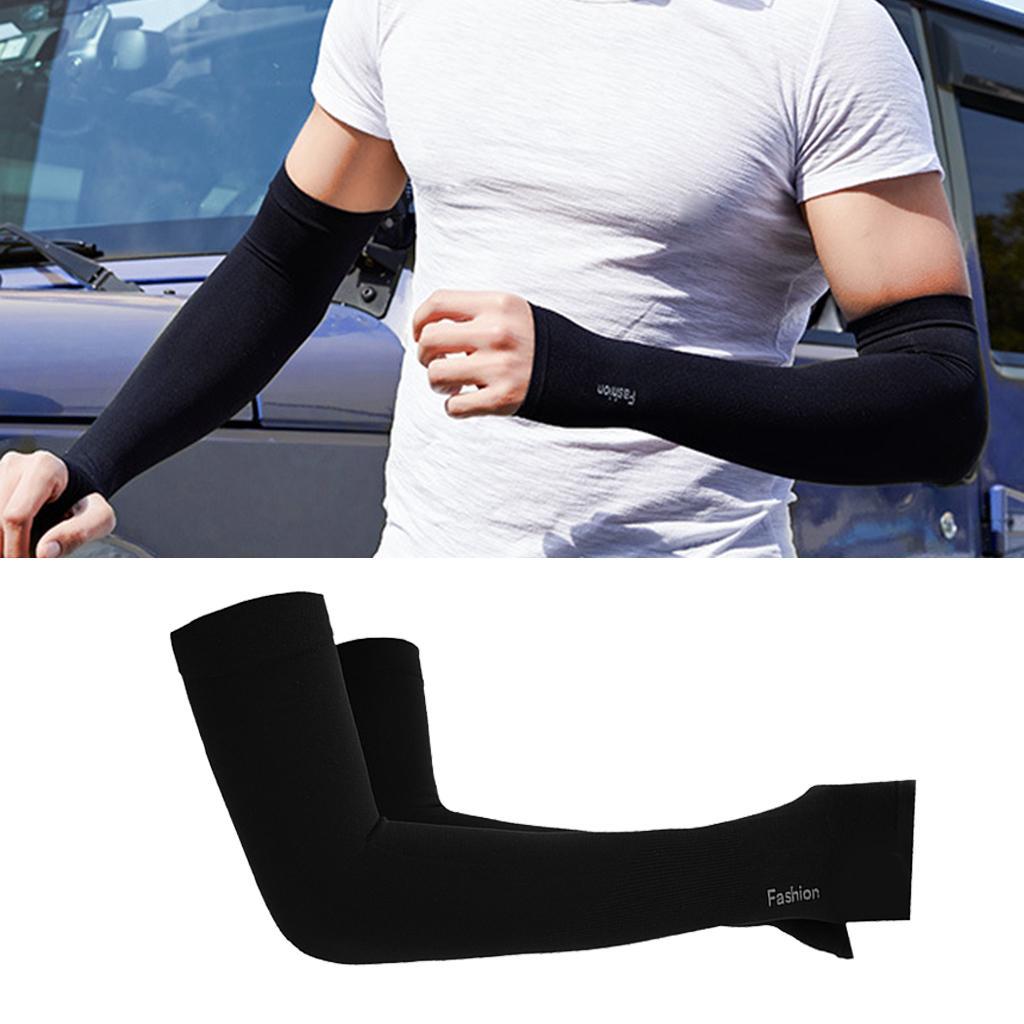 3-14pack Cooling Arm Sleeve Cycling Golfing Driving Cooler Arms Cover Fingertip