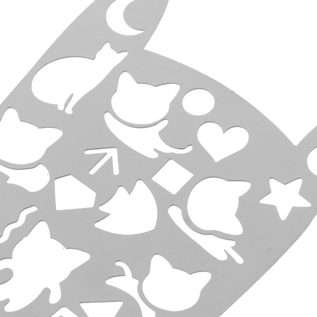 Ruler Bookmark for Journal Note Book Diary Hollow Ruler Drawing Template