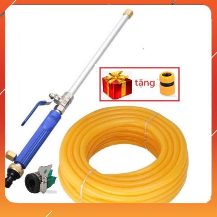 ️ Bộ Dây và Vòi Phun Xịt Nước Rửa Xe,Tưới Cây Loại 20m 657498