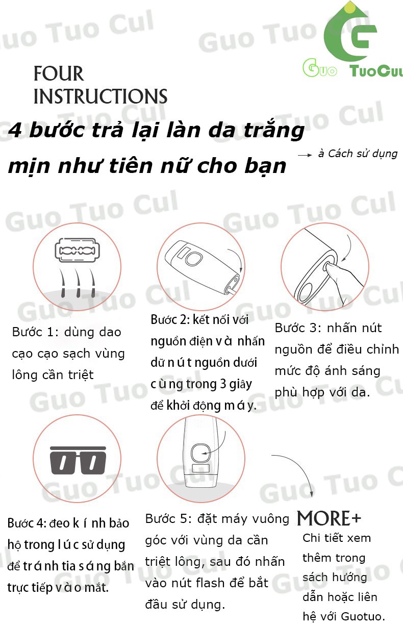 Máy triệt lông cá nhân sử dụng tại nhà IPL882