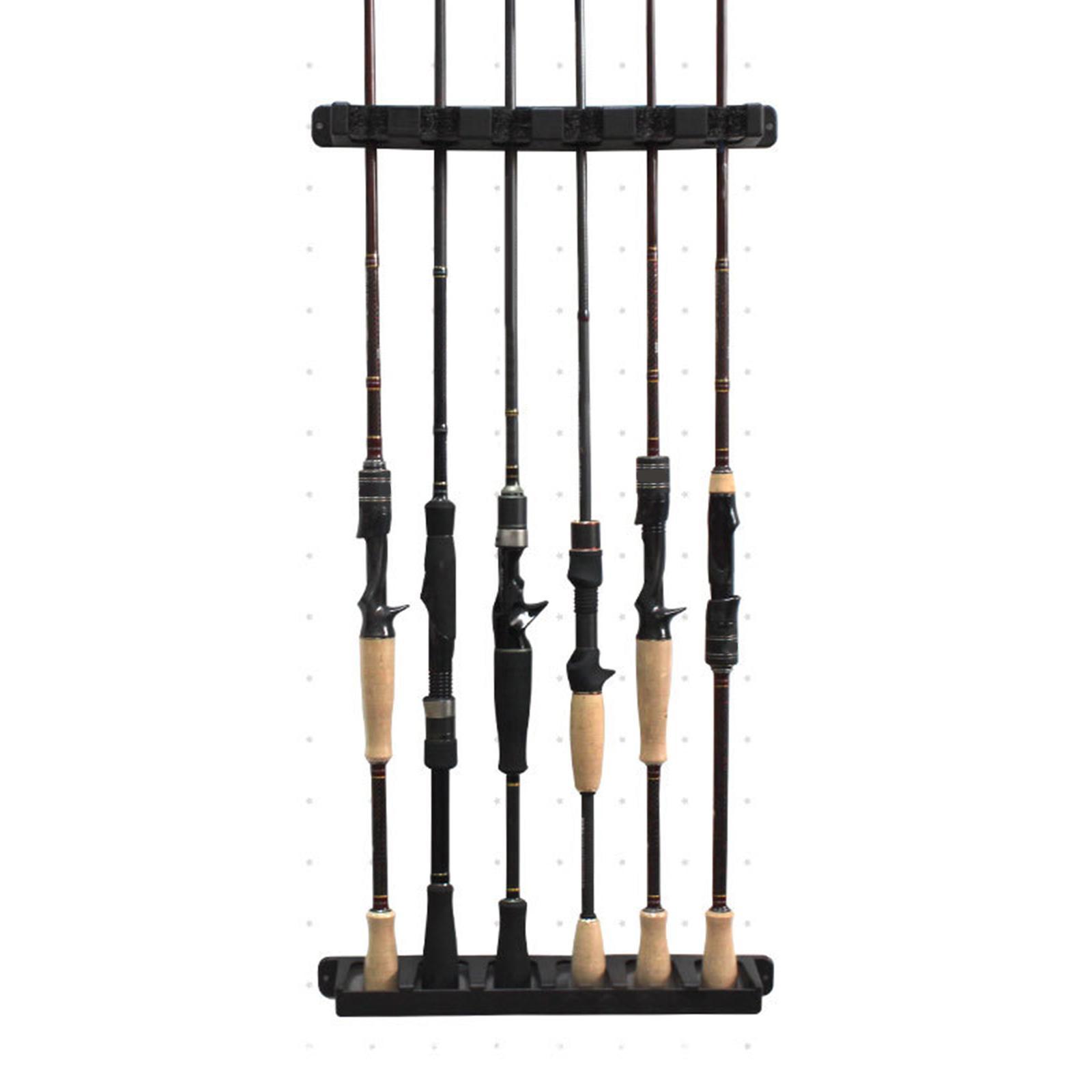 Rod 6 Rack Fishing Gear Rod Storage Stand Holder