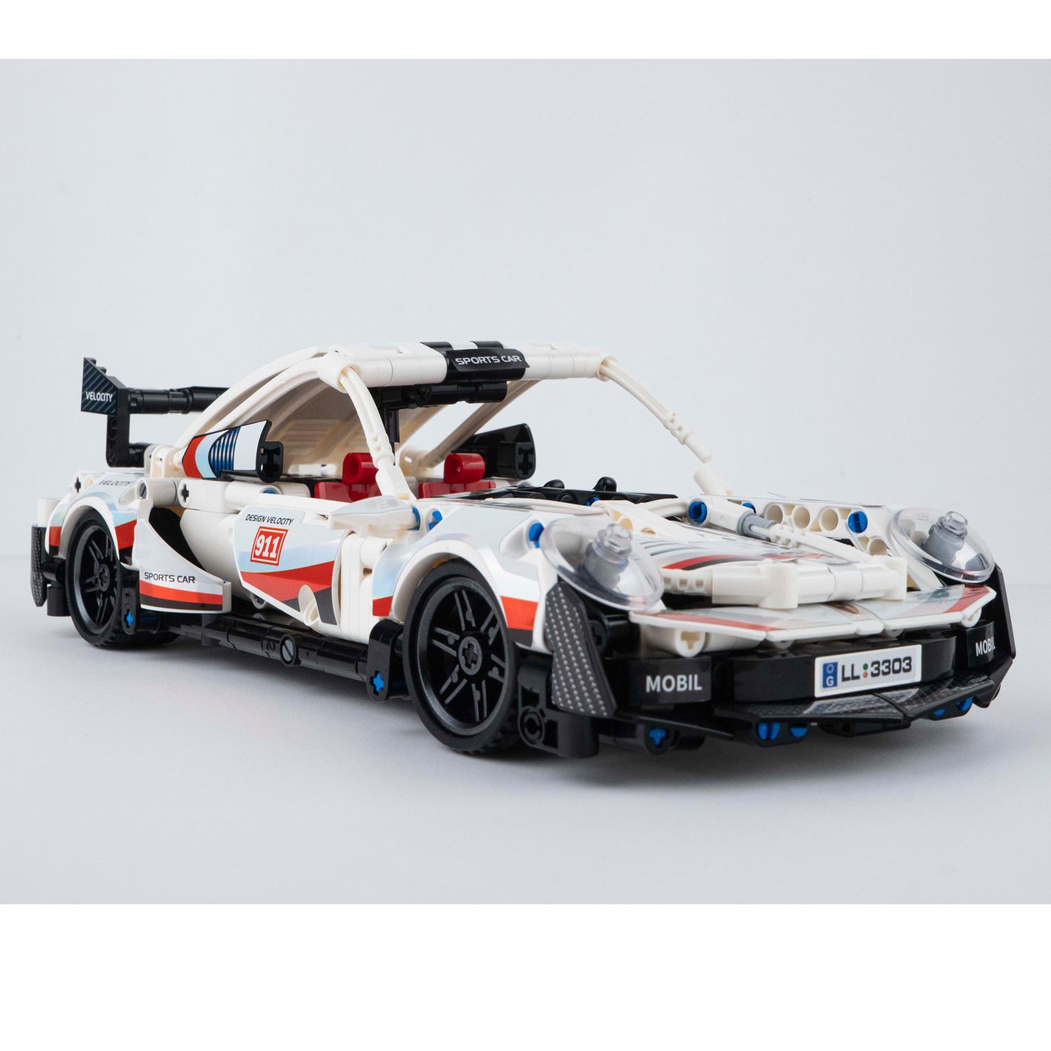 Đồ Chơi Lắp Ráp Xe Thể Thao Chạy Đà Siêu Tốc - Super Speed Pullback Sports Car - Toys&amp;Joys 3303 (540 Mảnh Ghép)