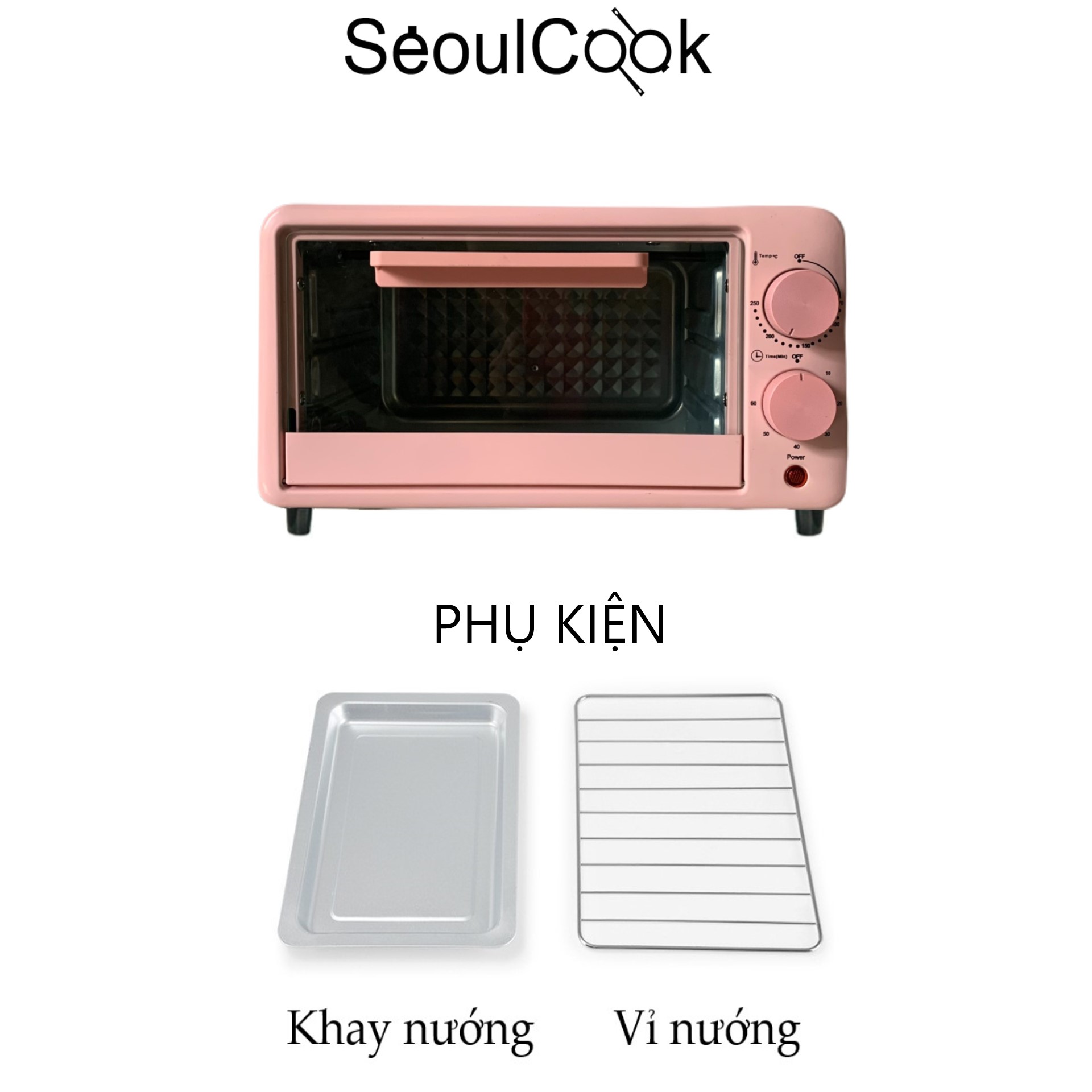 Lò nướng Minimum Litres Oven SEOULCOOK 10 lít - Hàng chính hãng