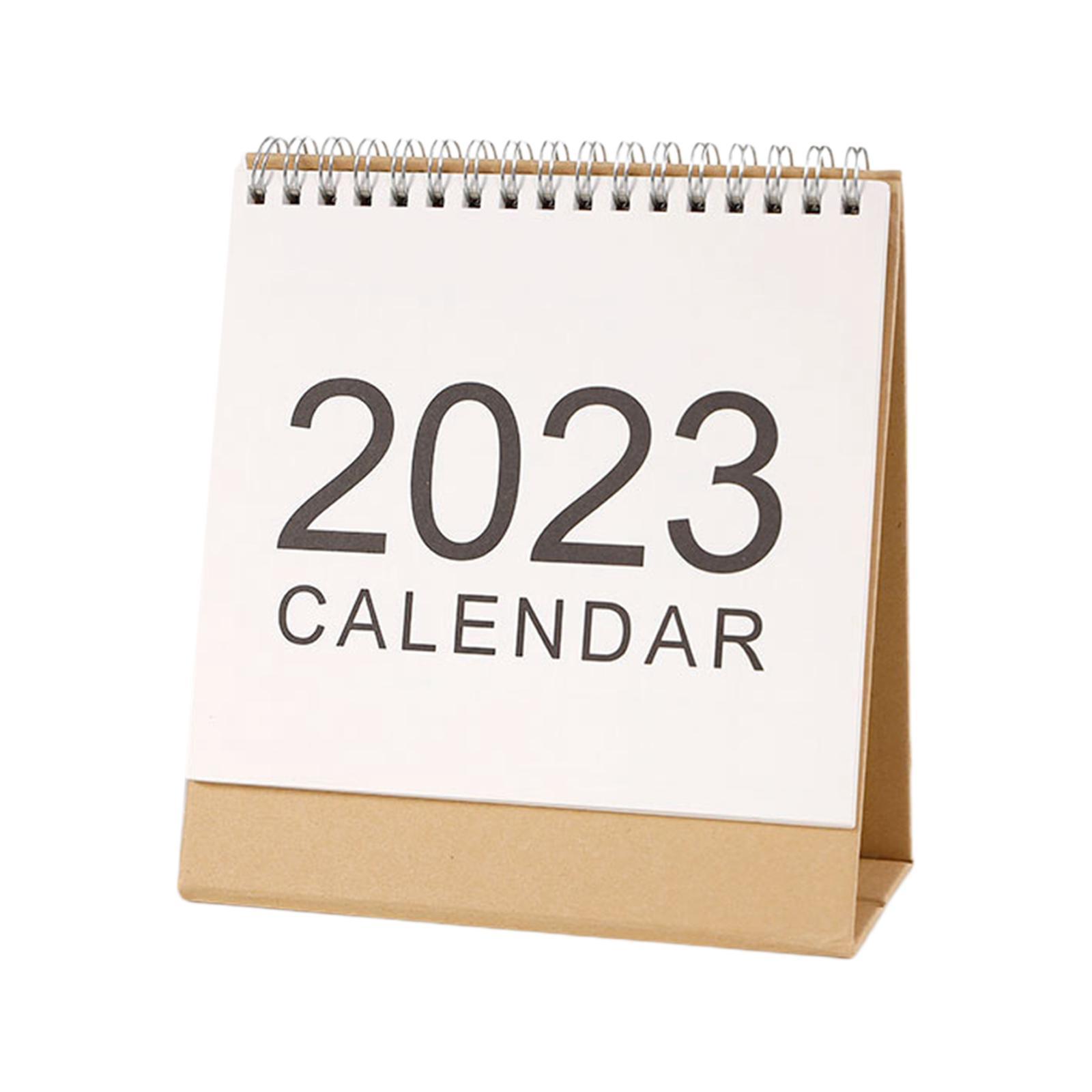 2Pcs Schedule Planner Sheet ,Monthly 2023 Desk Calendar for Desktop